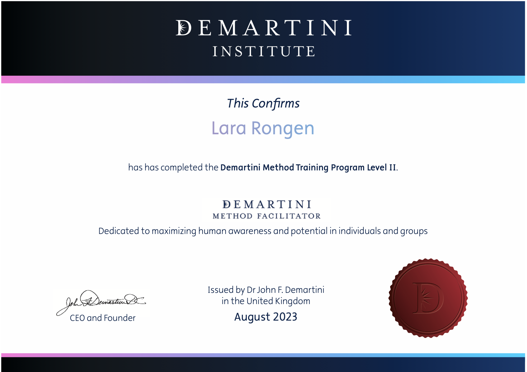 certificate level II